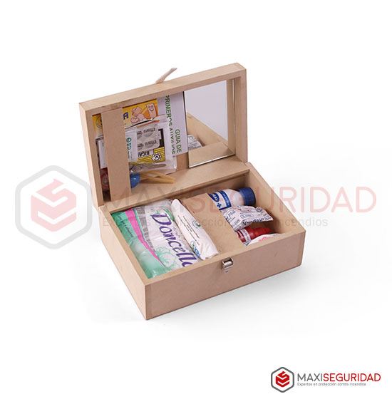 Botiquín madera 252 de 23 elementos