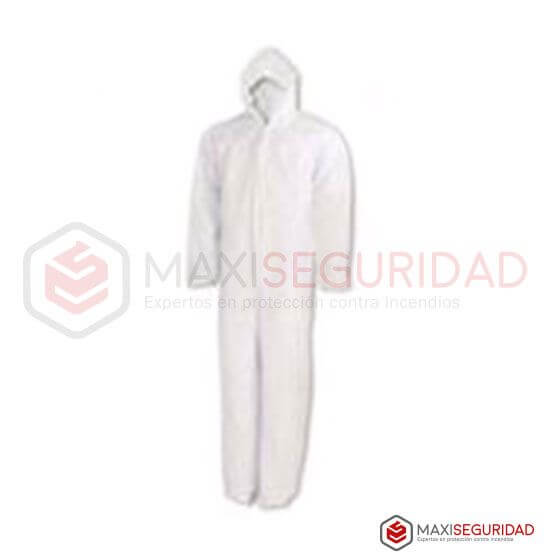 Mameluco descartable blanco tela respirable 45 Gr