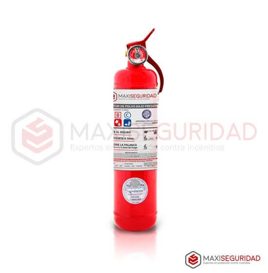 Matafuego a base de polvo ABC - 1 Kg 3'