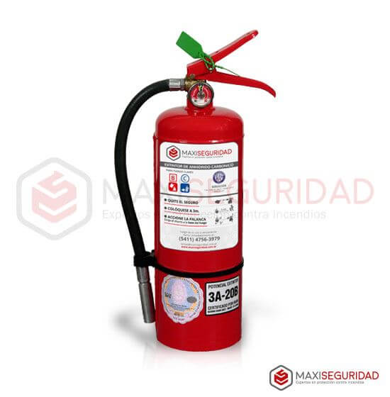 Matafuego a base de polvo BC - 2,5 Kg