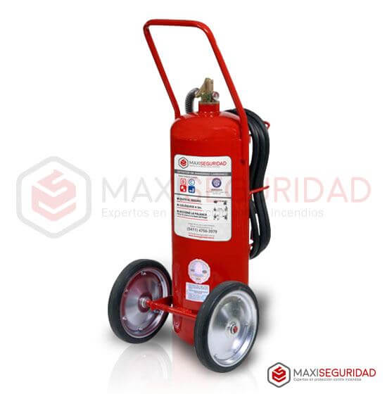 Matafuego rodante a base de polvo BC - 70 Kg