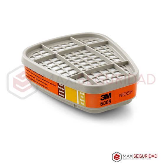 Cartucho p/vapores de cloro y mercurio c/indicador Mod. 6009